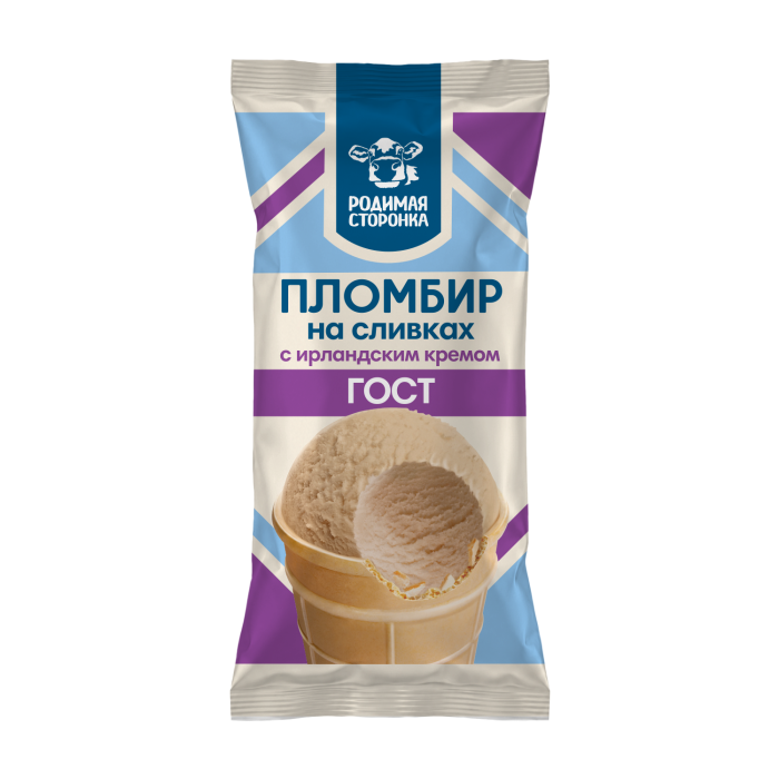 Пломбир на сливках с ирландским кремом ГОСТ 1