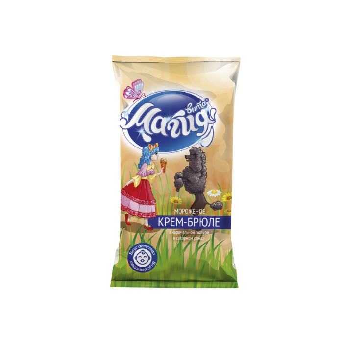 Сливочное крем-брюле в карамельной глазури 10% 1