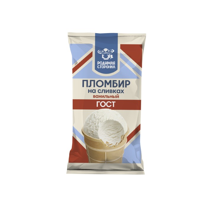 Пломбир на сливках ванильный ГОСТ 1