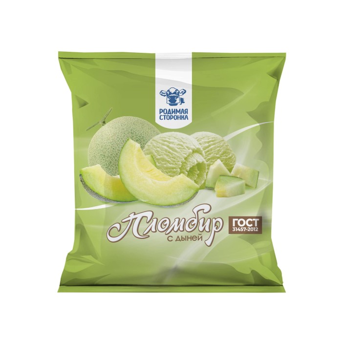 Пломбир дыня 12% 900г 1