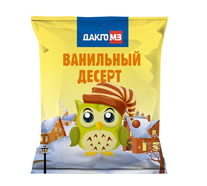 Десерт ванильный замороженный 8% 900г 1