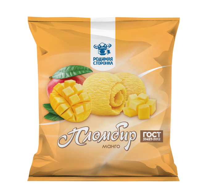 Пломбир с манго 12% 900г 1